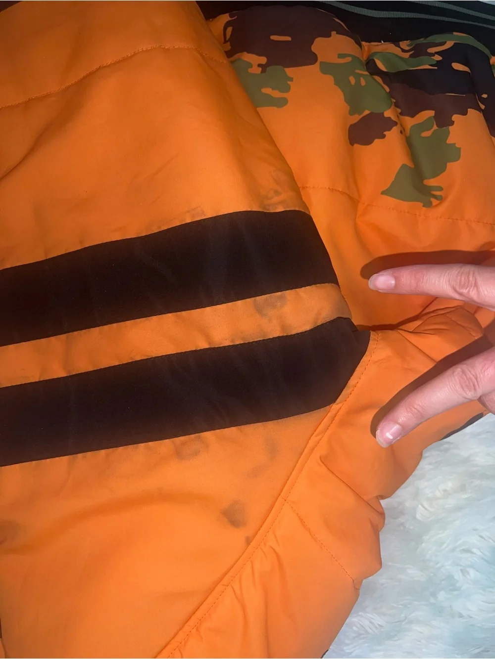 5XL Men’s Green Money-Print Bomber Jacket with Orange Lining